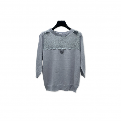 LOEWE CREW NECK KNITTED SHORT SLEEVE